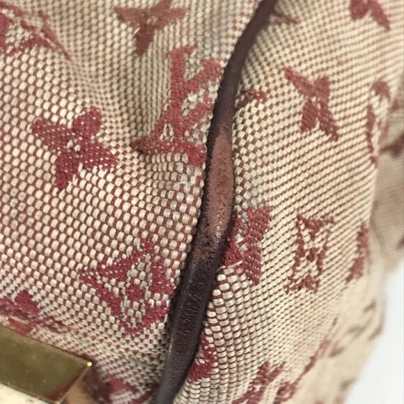 LOUIS VUITTON M92216 Josephine PM Hand Bag Monogram Mini Canvas Slys Red - Picture 9 of 16